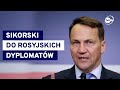 Szef MSZ ogłosił sankcje na poruszanie się rosyjskich dyplomatów po Polsce @TVN24