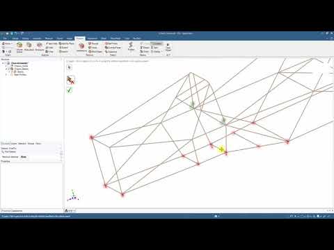 Formula SAE Chassis Analysis Part 1 - Preparing Geometry in SpaceClaim