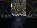 Fortnite Then Vs Fortnite Now… #shorts