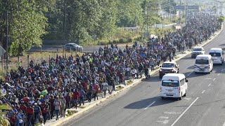 Mexique : la plus grande caravane de migrants depuis plus d'un an