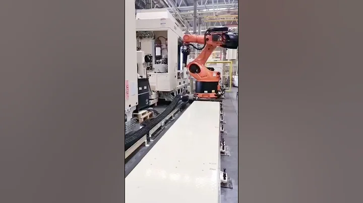 ⚙ Robot Track Motion Test with KUKA Integration#evsrobot #track #rail #factoryautomation #robot