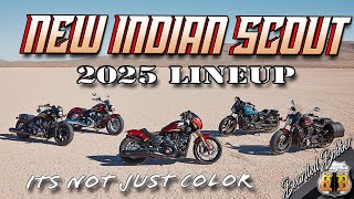 2025 New Indian Scout line up