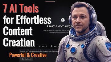 🚀 7 AI Tools for Effortless Content Creation — Powerful & Creative