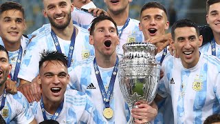 How Messi and Argentina | celebrate the Copa America cup (winner) if you love Messi watch this screenshot 3