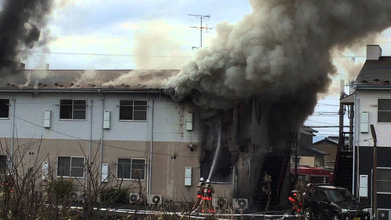 2016.03.13 火災現場/初動対応の遅れ@岐阜県羽島市_名鉄竹鼻線 須賀駅