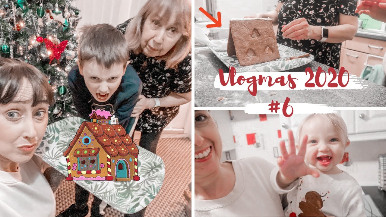 VLOGMAS 2020 DAY 6 MAKING THE WAITROSE GINGERBREAD HOUSE ANOTHER