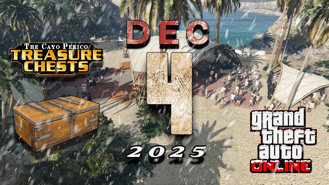 Cayo Treasure Chest Locations [December 4th] GTA Online 2025!!! - YouTube