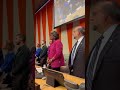 Israeli anthem at UN solidarity event for Israel with families of Hamas hostages