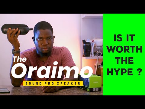 A device you will Love, the Oraimo SoundPro wireless bt speaker.