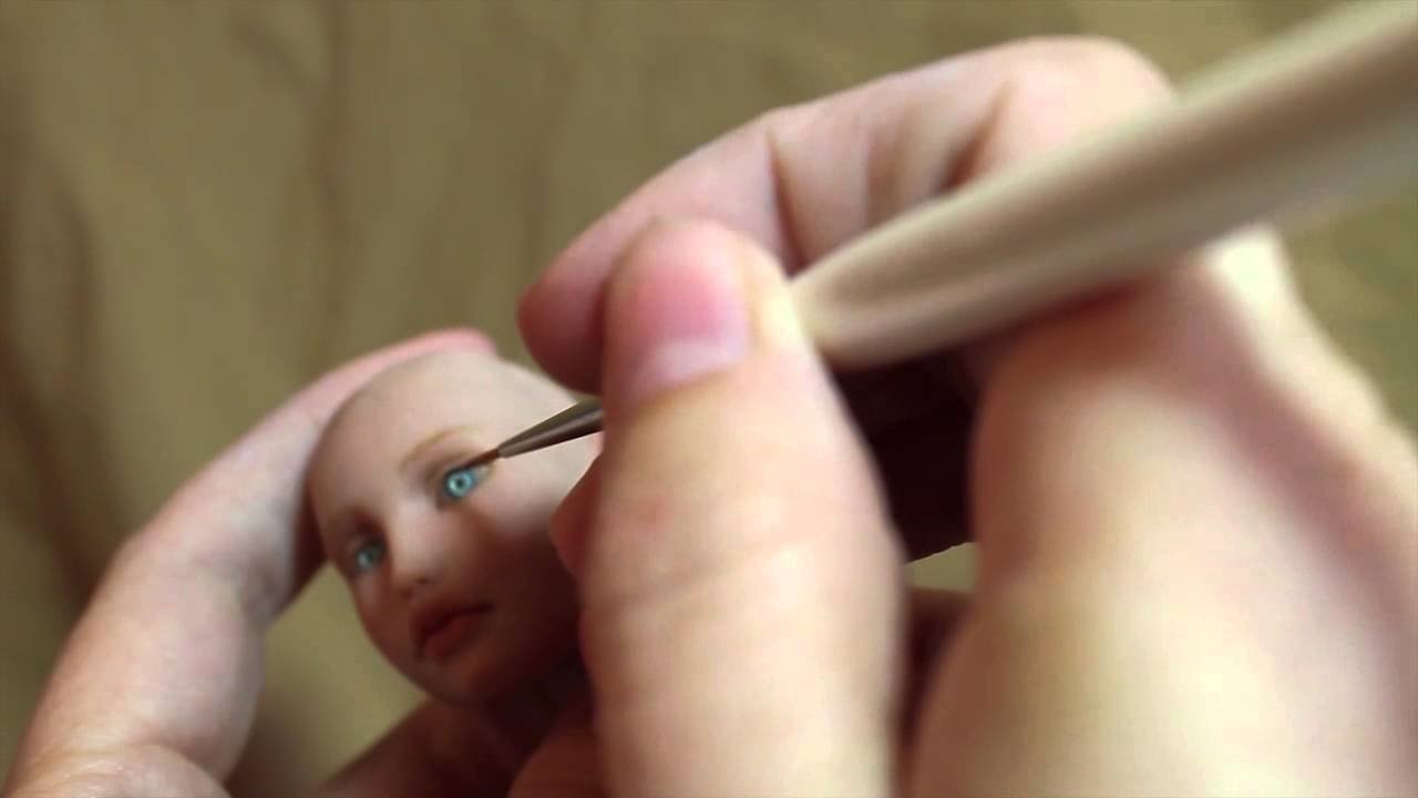 How to Paint a Fairy Face, Part Two - SculptUniversity.com - MakingFairies.com