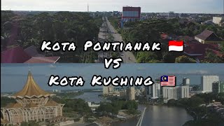 Kota Kuching VS Kota Pontianak | Drone Video