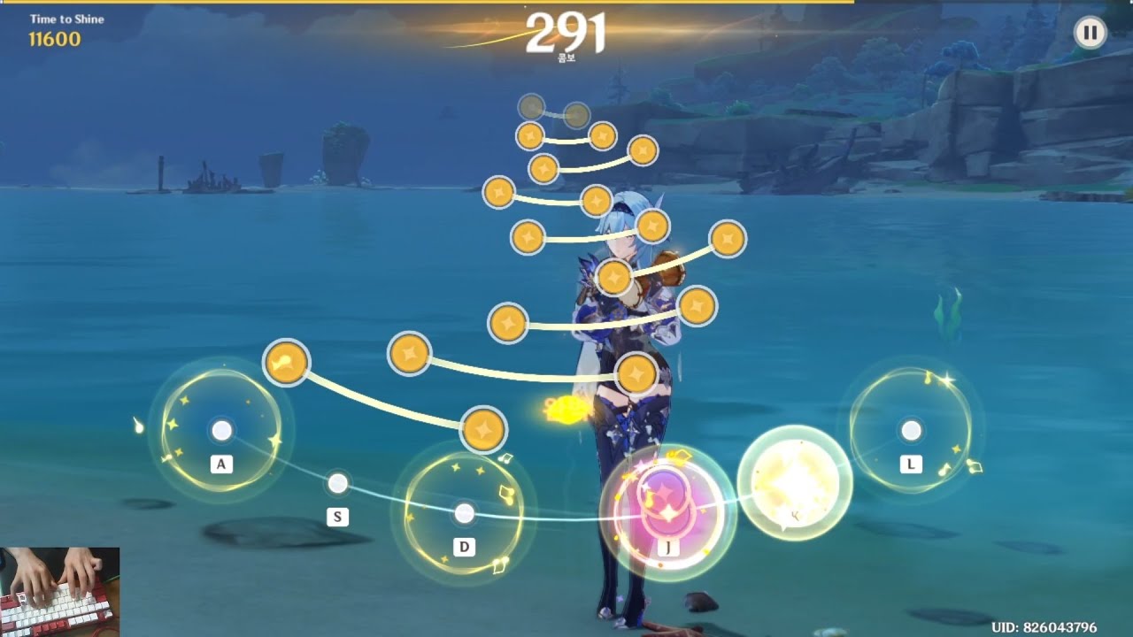 Genshin Impact rhythm game BUT HELL MODE YouTube