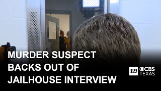 Mother charged in son’s murder stops CBS News Texas jail interview before it begins
