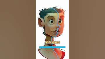 How to draw character heads in different angles ✍️🎨
