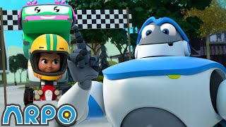 Baby Race!! | Baby Daniel and ARPO The Robot | Funny Cartoons for Kids