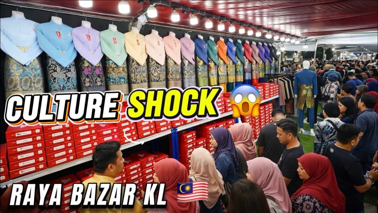 CULTURAL SHOCK⁉️Hari Raya Bazar Kuala Lumpur | Takjil Street Food 🇲🇾 | Bazar Ramadhan Jalan TAR 