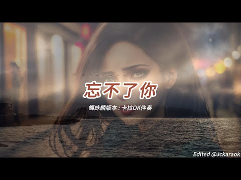 忘不了你 (譚詠麟版本)(粵語)(卡拉OK伴奏)(懷舊金曲)
