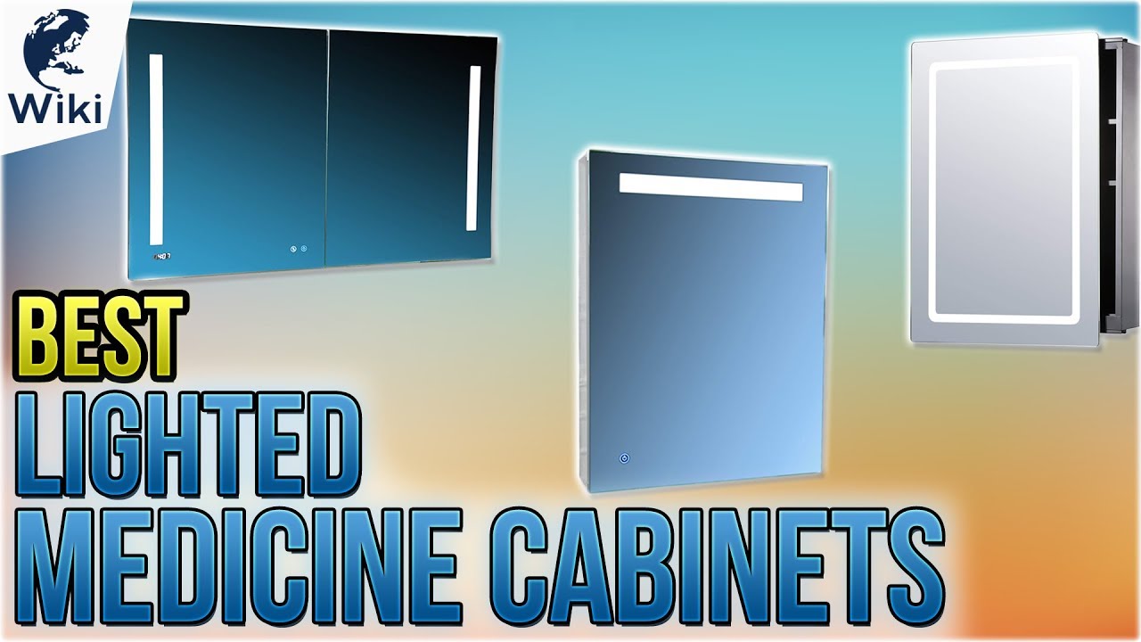 7 Best Lighted Medicine Cabinets 2018 Youtube