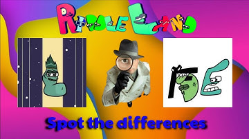 Spot 3 differences | RiddleLand | Alphabet Lore 4