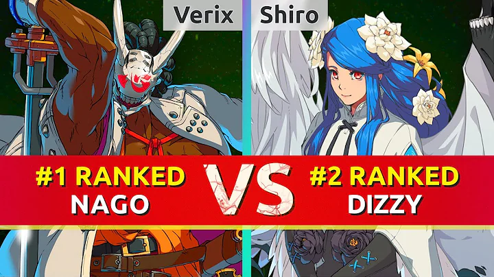 GGST ▰ Verix (#1 Ranked Nagoriyuki) vs Shiro (#2 Ranked Dizzy). High Level Gameplay