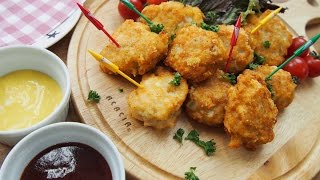 Wチーズのとろーりチキンボール！