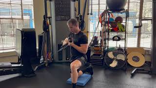 Upward Half Kneeling Cable Chop - Push to Eccentric