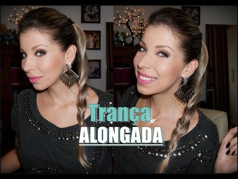 Trança alongada, penteado fácil com Lu Ferraes