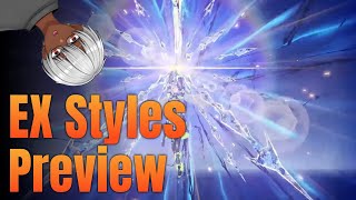 Reacting to EX Styles Preview | PSO2NGS