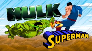 HULK vs SUPERMAN · Animated Battle with Movie Soundtrack · Man of Steel · Hulk · Suite Soundtracks