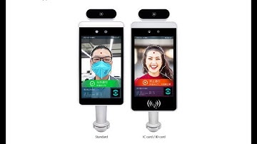 face recognition and temperature check and AI Thermo detector access control-VSTAR