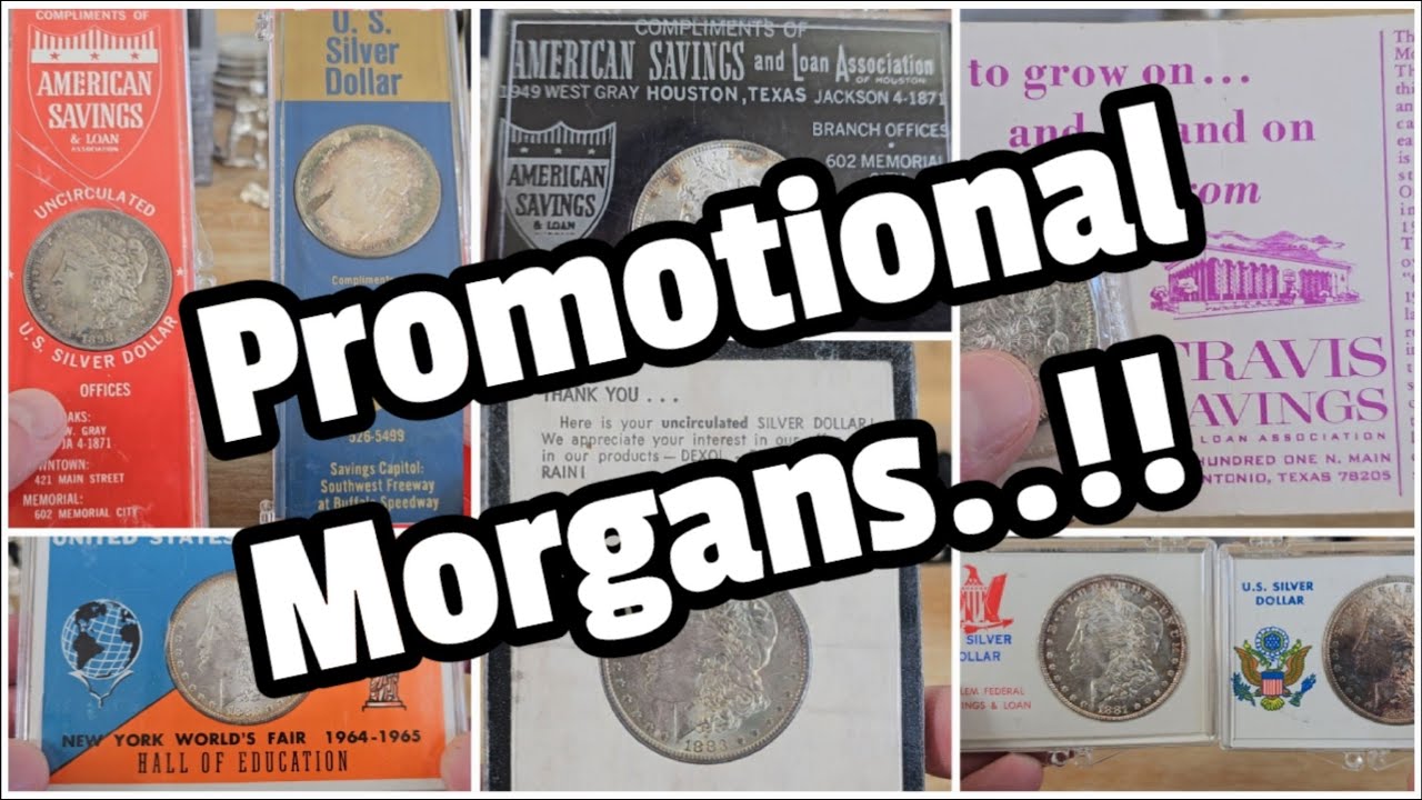 RARE & Unique Promotional Morgan Silver Dollars! - YouTube