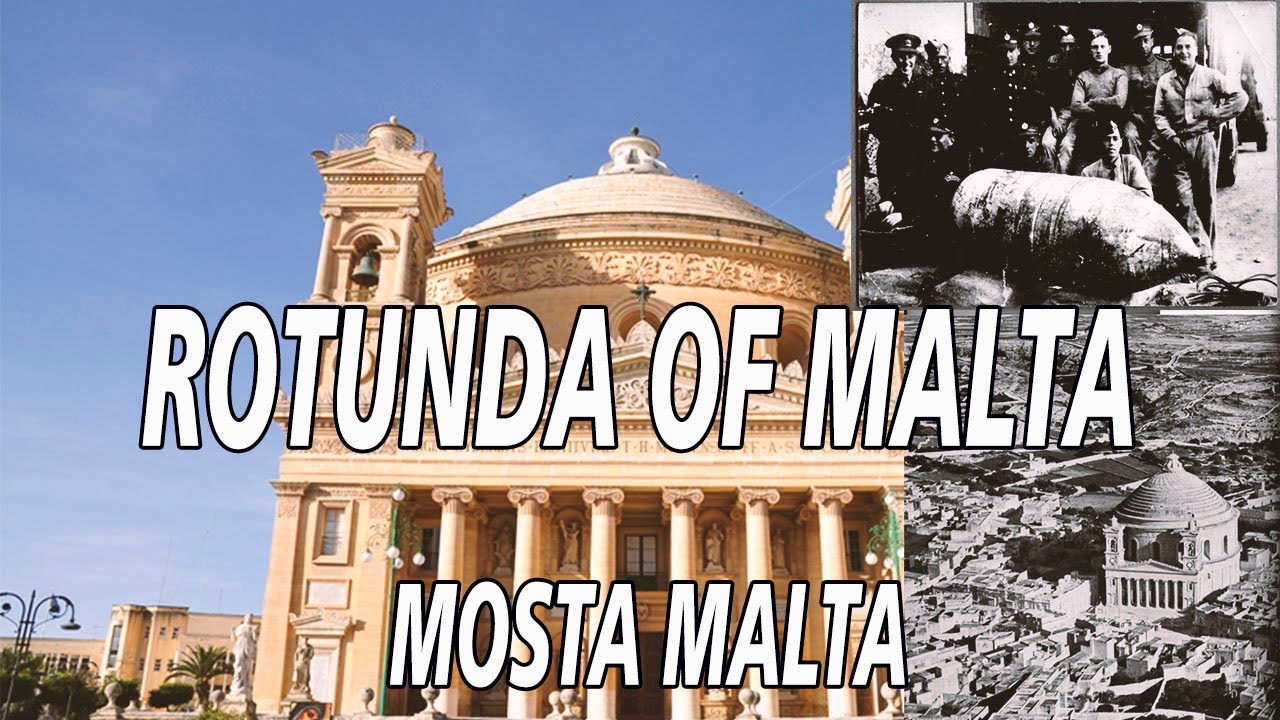 Bomba de la segunda guerra mundial MALTA - ROTUNDA OF MALTA