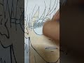 Drawing satoru gojo  jjk  trending shorts drawing