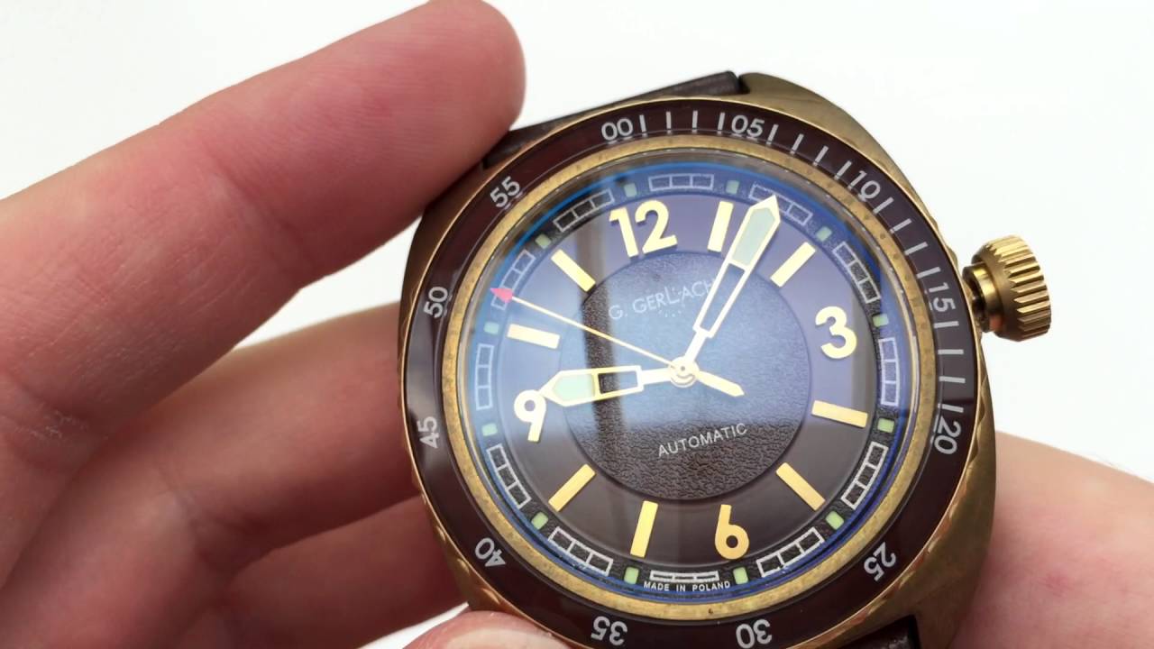 G. Gerlach Submarine Watch Review - YouTube