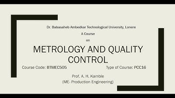MQC Course Introduction |Based on DBATU Syllabus|