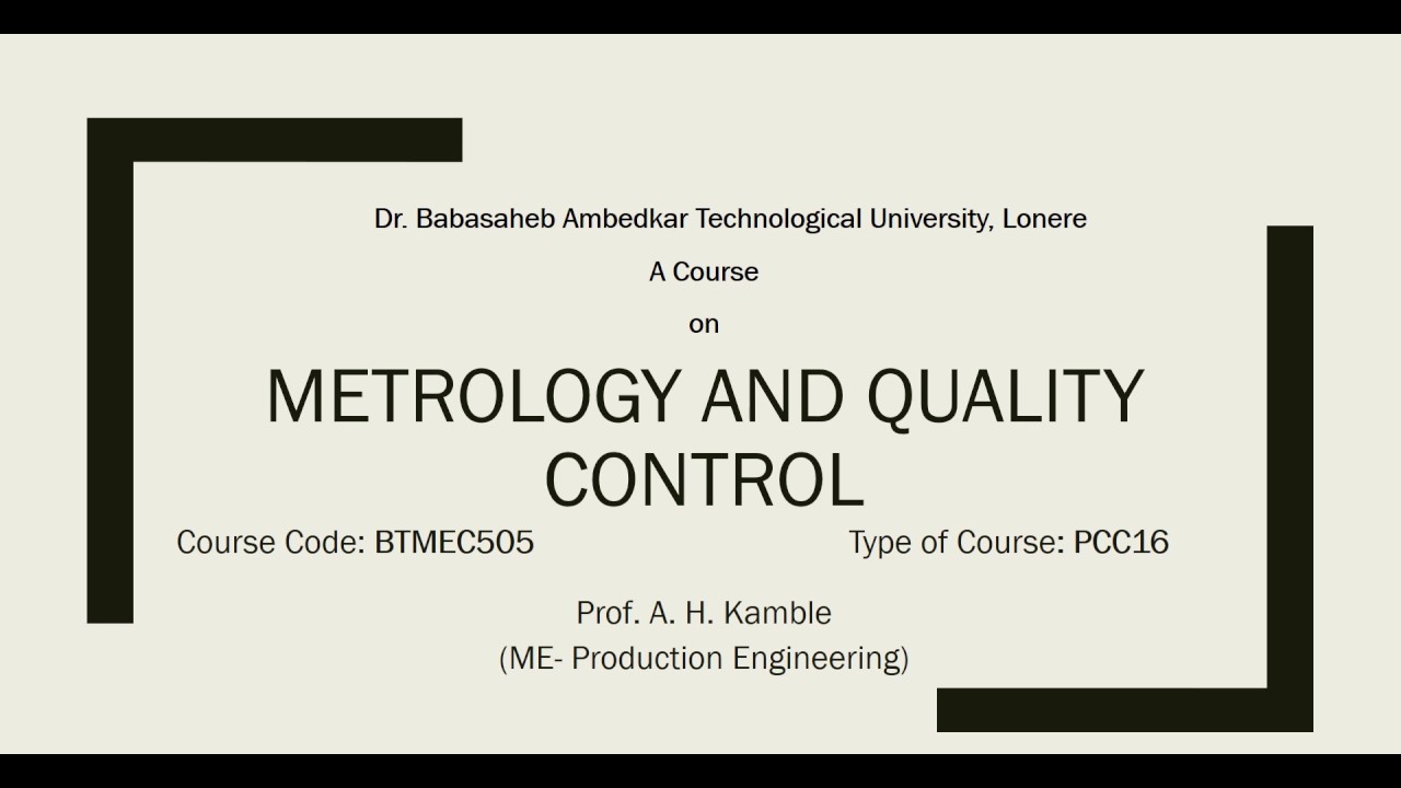 MQC Course Introduction Based On DBATU Syllabus YouTube Mqc course introduction based on dbatu syllabus youtube