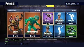 Famous Fortnite Daily Item Shop (WUKONG, MOISTY MERMAN, ROYALE DRAGON, AND MORE) Profile