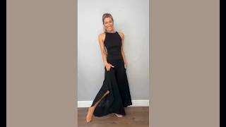 Total Black With Fluid Palazzo And Gold Chain Jewelry: Minimal Meets Bold #fashiontrends #ootd