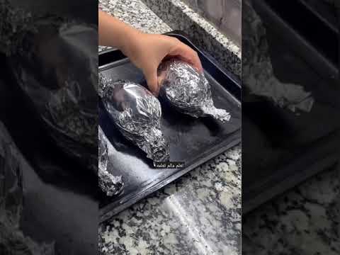 بطاطا مشوية فالفران ومعمرة على الطريقة التركية