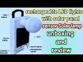 Rechargeable Emergency Lamp with Solar panel/Solar interaction Wall lamp/ Solar Emergency light's