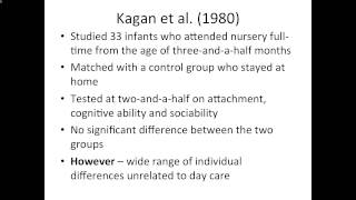 Daycare and Social Development