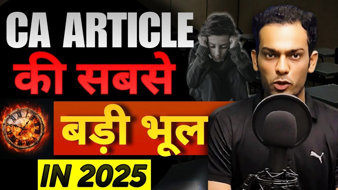 CA Sandeep Sharma's TOP TIPS for Articleship Success in 2025