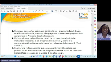 Saludo y explicación Fase 3 -  Análisis de la problemática social