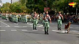 Desfile De La Legión En La Fiesta Nacional España 12 Octubre 2019