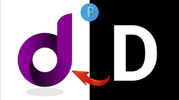 How To Make a Gradient Logo - pixellab logo design #004