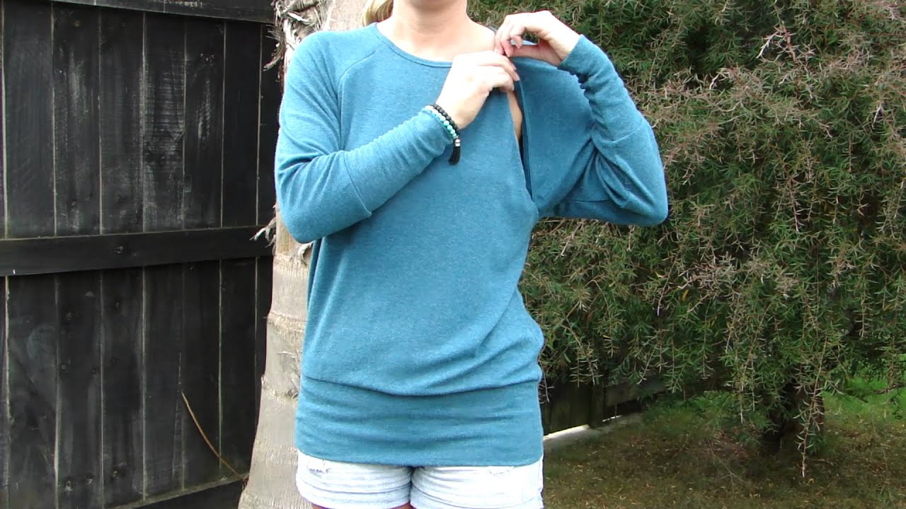 Demonstration of Breastfeeding Sweater