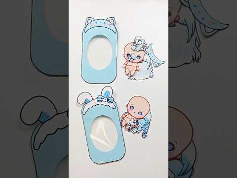스카이블루 냥냥 <strong>토끼</strong> 코디해주기 #cat #rabbit #paperdolls #shorts #종이인형 #종이구관