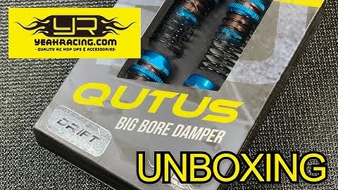 Unboxing | Yeah Racing QUTUS Slider 55mm Big Bore Damper Set for 1/10 RC Drift Car #yeahracing