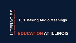 13.1 Making Audio Meanings