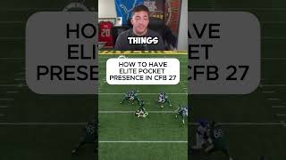how to have ELITE pocket presence in cfb 27... #easports #cfb27 #gaming